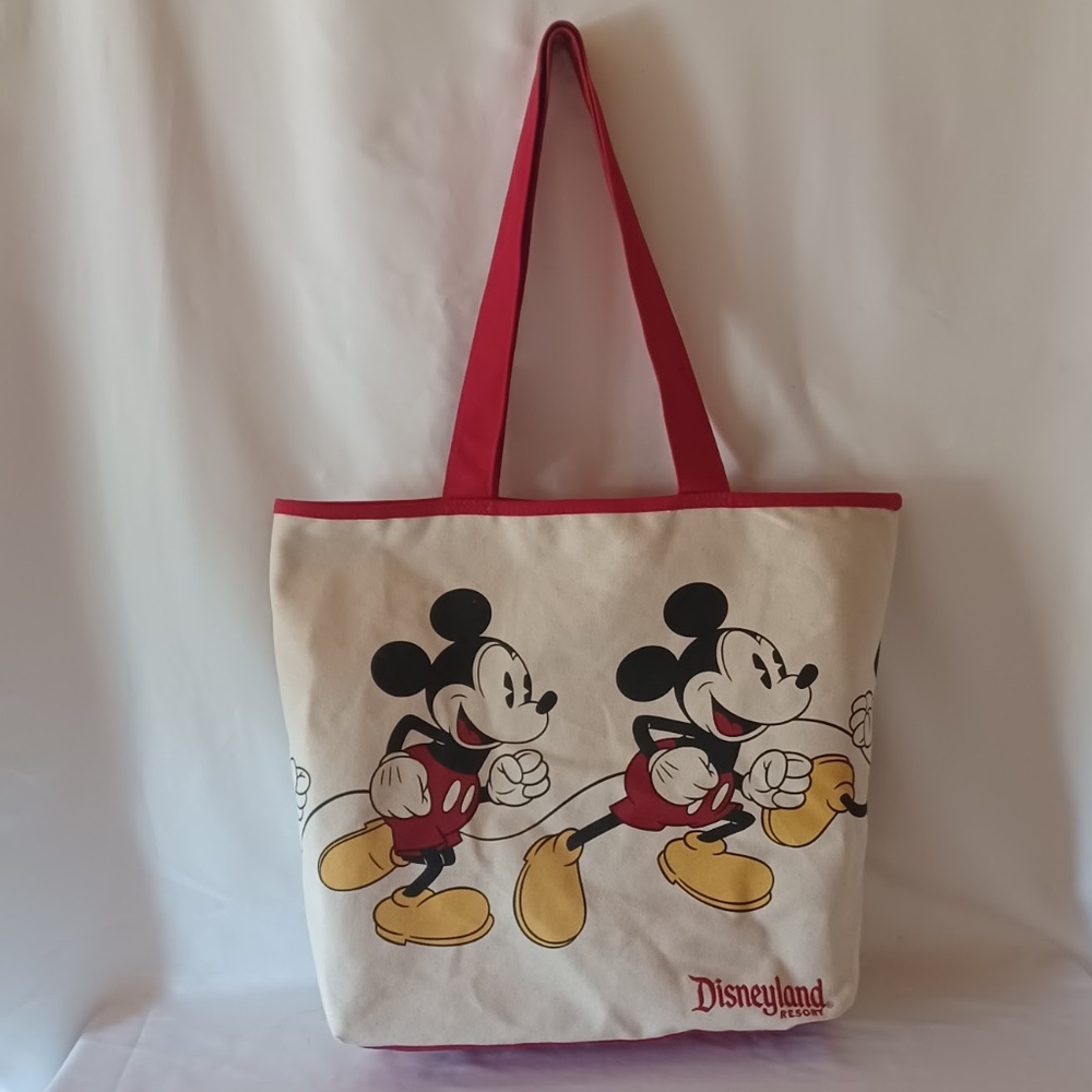 Mickey Mouse Large Canvas Tote Bag Walt Disney World Resort Disney Parks